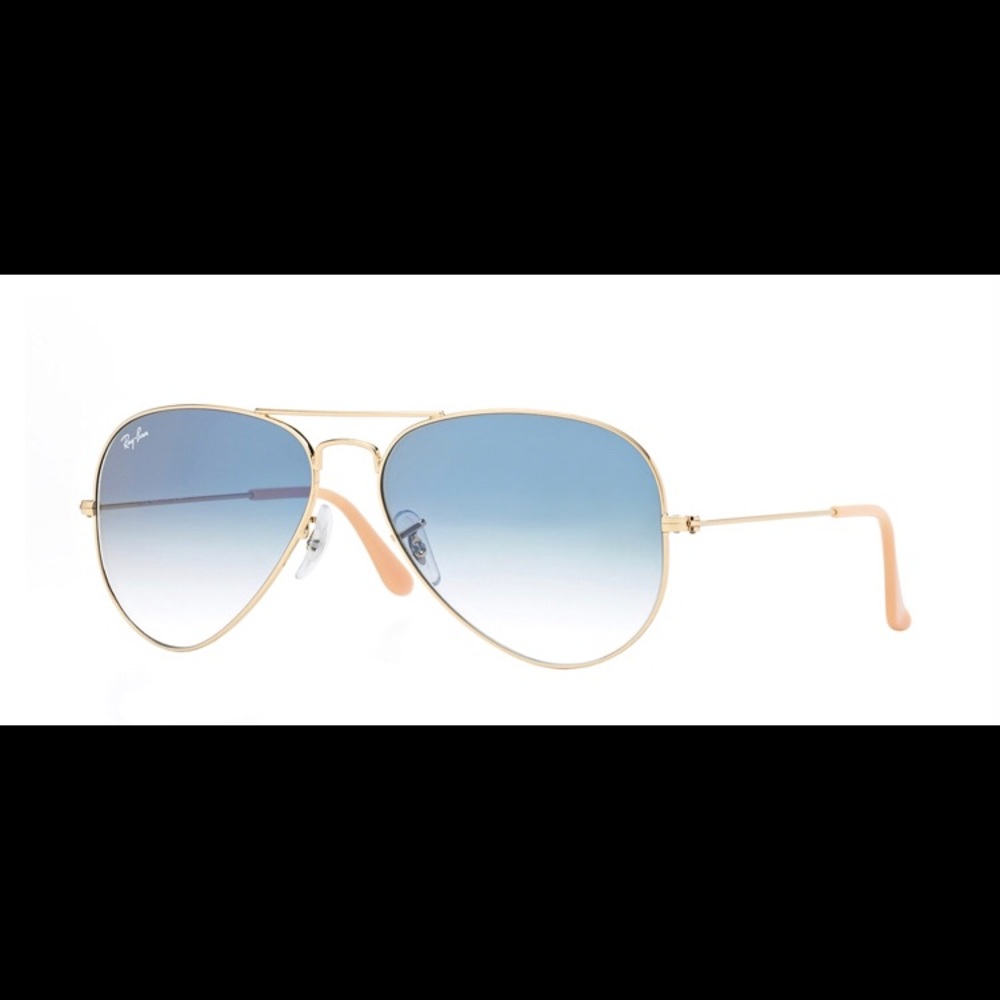 Ray bans aviator glasses gradient